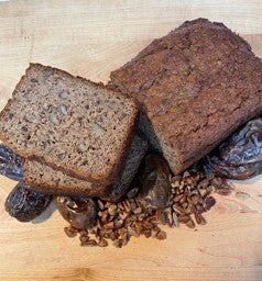 Gluten, Grain and Sugar-Free Date Nut Bread